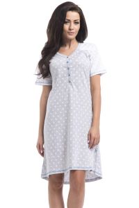Koszula Nocna Model TM.8032 Grey Melange-M
