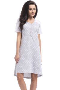 Koszula Nocna Model TM.8032 Grey Melange-P