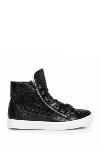 WYSOKIE TRAMPKI BLACK Czarny JT17-1B