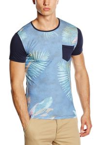 T-shirt Męski Model 17163 Blue/Navy