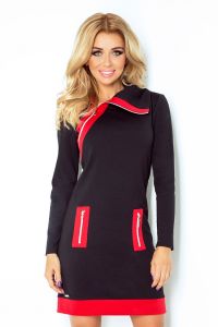 Sukienka Model 129-4 Justyna Black/Red