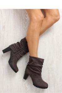 STYLOWE BOTKI Z GOLFEM JK41 SZARY
