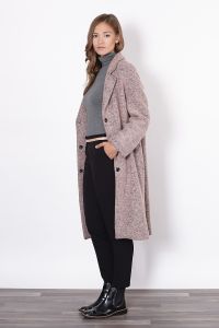Płaszcz Damski Model Mank 20013 Powder Pink
