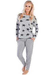 Pizama Damska Model Star dł. r. dł. sp. Melange