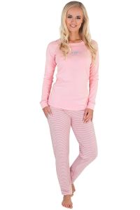 Piżama Damska Model Sali dł.r. dł.sp. Pink