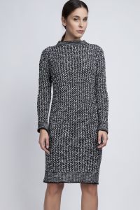 Sukienka dzienna SUK002 Light Grey