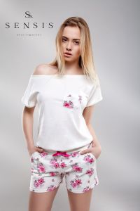 Piżama Kombinezon Model Rose Ecru