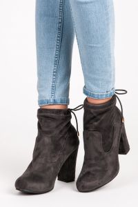 JESIENNE BUTY ZE ?CI?GACZEM Szary CNB99-240G