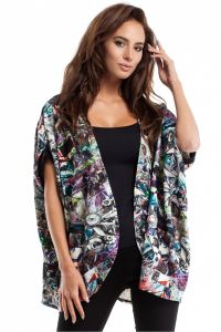 Sweter Damski Model MOE268 Geometria Multicolor