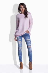Sweter Damski Model LS176 Powder Pink