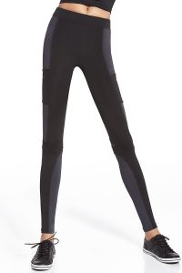 Legginsy Model Fortessa Black/Grafit