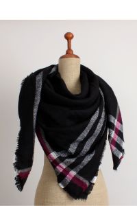 PIĘKNY SZAL W ROZMIARZE XXL SZ-ZAR-33 czarny