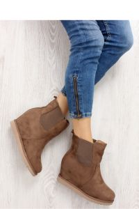 EMUSY SZTYBLETY NA KOTURNIE 5102 KHAKI - II GAT