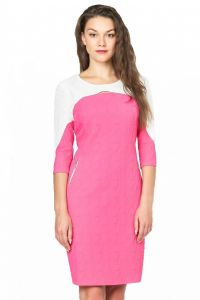 Sukienka dzienna model 573 Pink
