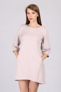 Sukienka dzienna model 534 Beige