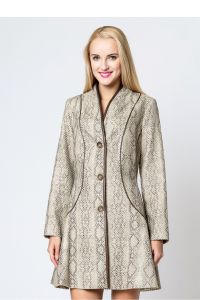 Płaszcz damski model P1 Beige