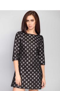 Dopasowana stylowa sukienka MM1057 Black