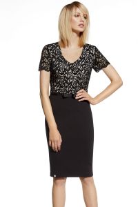 Sukienka Model 230023 Black/Beige