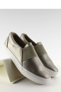 TRAMPKI SLIP-ON Z GUMĄ NB72P GUN COLOR