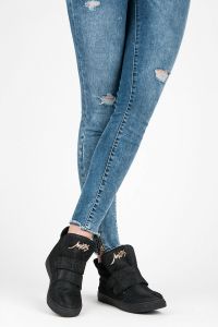 BŁYSZCZĄCE TRAMPKI Czarny CNBAN-50B