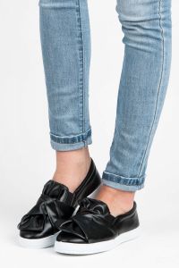 SLIP ONY Z KOKARDĄ Czarny CNBB783-1B