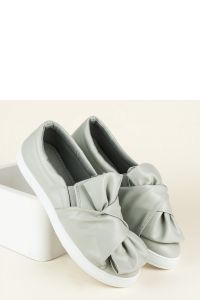 SLIP ONY Z KOKARDĄ Szary CNBB783-5G
