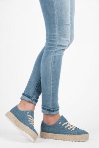 ESPADRYLE NA PLATFORMIE Niebieski CNBK1720402JE