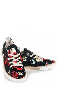 SZNUROWANE ESPADRYLE Czarny CNBK1720804NE