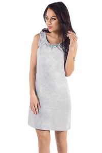 Koszula Nocna Model Dorita sz.r. Melange/Pistacja