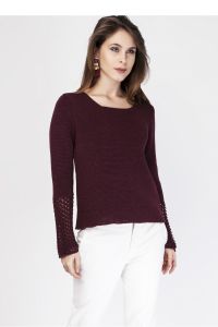 Sweter SWE114 Bordaux