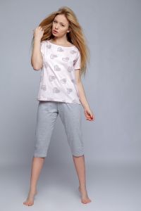 Piżama Damska Model Elisa Pink
