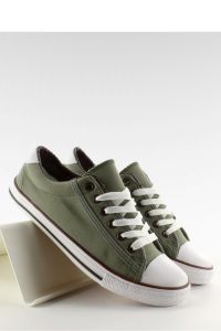 TRAMPKI DAMSKIE LICOWE WYKOŃCZENIE BL63 GREEN