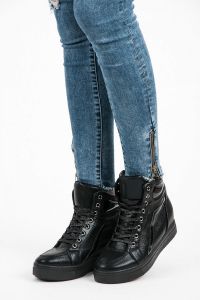CZARNE SNEAKERSY Czarny CNB6131B