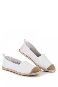 BALERINKI ESPADRYLE Biały CNBAH17-7939W