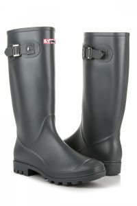 WYSOKIE KALOSZE Szary CNBD36G