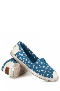 MARYNARSKIE ESPADRYLE Niebieski CNBH121BL