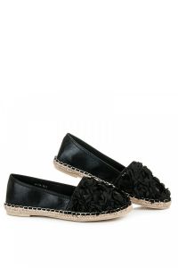 WIOSENNE ESPADRYLE SERGIO Czarny CNBJN-114B