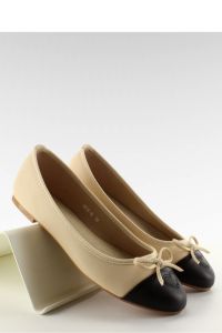 UROCZE BALERINKI Z SERDUSZKIEM 9018 BEIGE