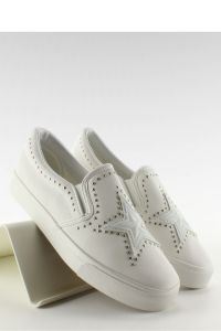 SLIPONY ZE STYLOWĄ GWIAZDKĄ BL89P WHITE