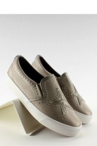 SLIPONY ZE STYLOWĄ GWIAZDKĄ BL89P CHAMPAGNE