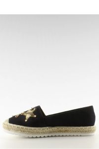 PŁÓCIENNE ESPADRYLE Z ĆWIEKAMI CV-353 BLACK