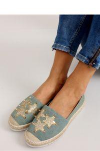 PŁÓCIENNE ESPADRYLE Z ĆWIEKAMI CV-353 GREEN
