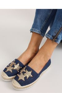 PŁÓCIENNE ESPADRYLE Z ĆWIEKAMI CV-353 DK. BLUE