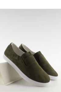 ZAMSZOWE SLIPONY Z GUMA BL91P GREEN