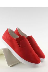 ZAMSZOWE SLIPONY Z GUMA BL91P RED