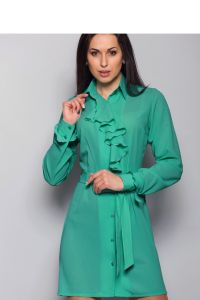 Suknia prostego fasonu MM1026 Turkus