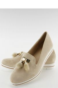 MOKASYNY Z CHWOSTEM DM21P BEIGE