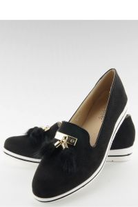 MOKASYNY Z CHWOSTEM DM21P BLACK