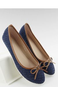 BALERINKI W JEANSOWYCH ODCIENIACH LDS-1A008 BLUE