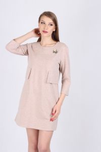Sukienke dzienna model M 1022 beige